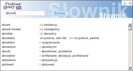 Nowy słownik - obejmuje teraz ponad 12 000 haseł